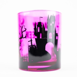 Purple Halloween Glass 30cl - Box of 12