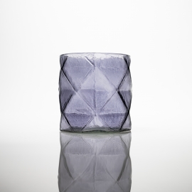 Geometric Candle Glass 30cl - Box of 6