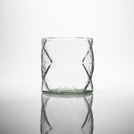 Geometric Candle Glass 30cl - Box of 6